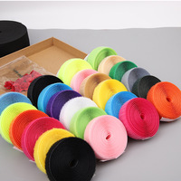 Pita Perekat Hook-and-Loop Poliester 2cm untuk Pakaian, Sepatu, Topi; Perekat Tempel Sendiri untuk Tali, Perekat Satu Sisi