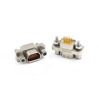 Connecteur électrique rectangulaire à 9 broches série J30J, plaqué nickel et or, avec contacts en cuivre pour connexion carte à carte