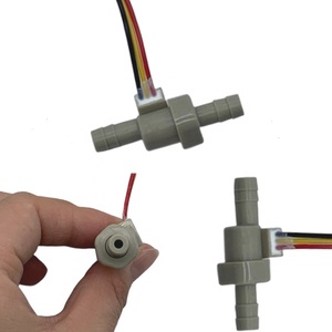 Flowmeter Efek Hall Mikro DC 5V 0.2-2.0L/mnt Sensor Aliran Air POM untuk Pemurni Air Adaptif - Product Image 2