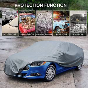 Housse de voiture imperméable, respirante, anti-poussière et anti-neige, non tissée, pour intérieur et extérieur (usage limité) - Product Image 5