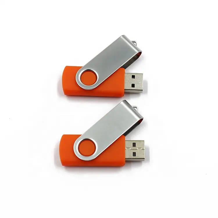 Unidad flash USB de metal giratorio, memoria de carga rápida portátil, 4gb, 32gb, 64gb, barato, venta al por mayor, regalo promocional