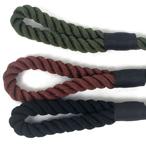 Laisse en corde torsadée pour gros chiens, en nylon, durable, couleur unie, pour Golden Retriever, Husky, Labrador - Product Image 4