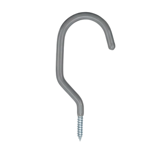 6.2 SCREW-IN BIKE <b>HOOK</b> Garage Storage Iron Wall Mounted Bike Holder Durable Industrial Grey OEM - Product Image 1