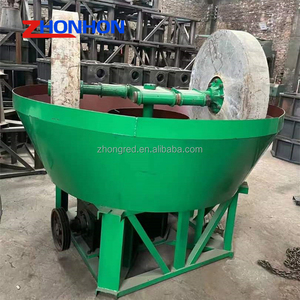 Molino de Bandeja Húmeda de Alta Calidad con 1200 Ruedas Dobles para Oro, Máquina de Molienda de Oro, Molino de Bandeja para Minería de Mineral de Oro - Product Image 6