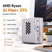Mini PC de Escritorio AMD Radeon 8060S con Gráficos LPDDR5X de 128 GB para Modelos de Lenguaje de Gran Escala, Serie AMD Ryzen Max+395