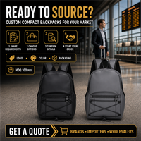 Mochila Compacta Personalizada OEM con Material Resistente al Desgaste, Almacenamiento Inteligente, Divisor para Tablet de 7.9 Pulgadas, para Viajes, Ocio y Desplazamientos Diarios