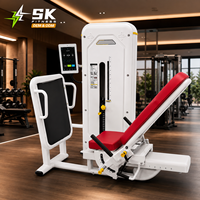 Máquina de prensa de piernas horizontal SK Smart Gym con control digital de resistencia y pantalla táctil, equipo comercial para gimnasio, fabricante OEM