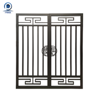 Prima – portes à tubes carrés en fer forgé, Design de grande porte d'entrée, porte en fer forgé
