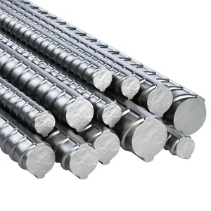 Laminados a Quente Deformado Aço Bar Rebar Aço Ferro Rod para Constructionsteel Vergões Fabricante