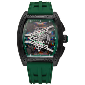 Orologio al Quarzo da Uomo Richard con Quadrante Traforato e Cinturino in Silicone, Display a Lancette, Ecologico - Disponibile all'Ingrosso - Product Image 5