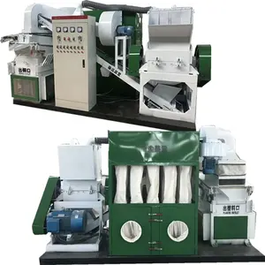 Mini máquina eléctrica de reciclaje de granos de alambre de cobre, granulador de Cable, en venta