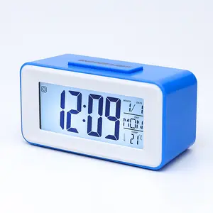 T518 도매 치매 달력 날짜 스누즈 작은 침실 전자 LCD 일 테이블 책상 디지털 시계