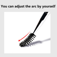 Brosse à cils en strass pour applicateur de mascara réutilisable, peigne à sourcils, brosse à extensions de cils, outil de maquillage