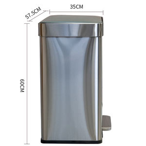 <span class=keywords><strong>Poubelle</strong></span> de recyclage de grande capacité 2024, nouvelle, avec <span class=keywords><strong>deux</strong></span> <span class=keywords><strong>compartiments</strong></span>, <span class=keywords><strong>poubelle</strong></span> à pédale de 60 L - Product Image 3