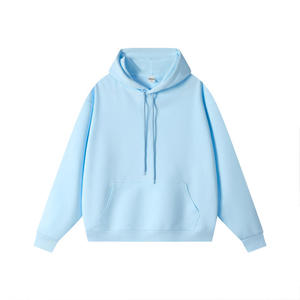 <span class=keywords><strong>Felpa</strong></span> con Cappuccio in Cotone Tinta Unita Antipiega per Primavera/Autunno; Abbigliamento Unisex per Classe/Lavoro; <span class=keywords><strong>Felpa</strong></span> Trendy - Product Image 5