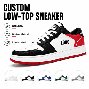 Baskets basses personnalisées avec logo, style basketball, à lacets, décontractées, OEM ODM pour usage quotidien - Product Image 3