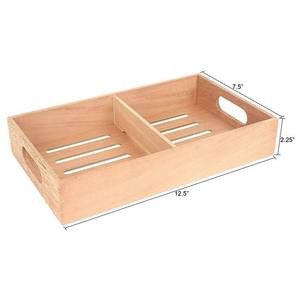 Có Thể Điều Chỉnh Chia Sang Trọng Tây Ban Nha Gỗ Tuyết Tùng Thông Hộp Lớn Bằng Gỗ Cigar Lưu Trữ Khay Cho Humidors - Product Image 6