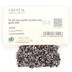 YHB 209~221 Cristales de Alta Calidad con Electroplacado, Adornos Planos Termoadhesivos para Zapatos, Bolsos, Decoración de Prendas, Manualidades - Product Image 6