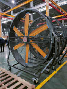 Remote <b>Control</b> Free <b>Standing</b> 1.5m Moving Fan 220V IP55 Protection 20-30m Long Distance for Gym - Product Image 6