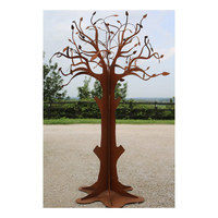 Grande sculpture de cerf en fonte antique pour jardin extérieur