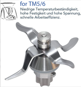 Lame de mixeur en acier inoxydable pour Vorwerk Bimby T-hermomix TM5 TM6, remplacement de mixeur électrique manuel, outil multifonction - Product Image 4