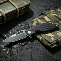 Cuchillo Plegable de Alta Calidad con Hoja de Acero 5cr13 y Mango G10, Cuchillo de Bolsillo para Supervivencia al Aire Libre, con Clip de Bolsillo G10 para Camping, Bricolaje, Grado OEM