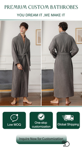 Última toalla personalizada <span class=keywords><strong>de</strong></span> invierno, ropa <span class=keywords><strong>de</strong></span> dormir <span class=keywords><strong>de</strong></span> manga larga <span class=keywords><strong>de</strong></span> algodón puro, ropa <span class=keywords><strong>de</strong></span> dormir unisex, súper suave y cálida para él y para ella - Product Image 5