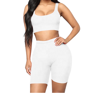 High Quality Customizable Yoga Wear Solid Pattern Quick-Dry <b>Short</b> Length Set with Sportswear Decorated <b>Belt</b> Breathable Feature - Product Image 4