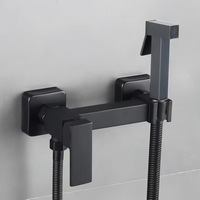 Ensemble de douche thermostatique en acier inoxydable 304 à poignée unique, mitigeur céramique chaud/froid, surface polie, pour usage hôtelier