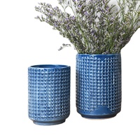 Pot de jardinière en grès perlé en céramique de 4/6/8/10 pouces de vente chaude pour les plantes succulentes ou les fleurs d'intérieur