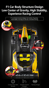 Kart électrique pour enfants 12V 7Ah, <span class=keywords><strong>voiture</strong></span> de drift à grande batterie avec moteurs doubles 775, télécommande parentale et châssis extensible - Product Image 6