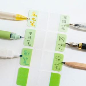 Bloc de Notas Autoadhesivo Colorido Perlado con Etiquetas de Clasificación, Índice Escribible y Funciones de Mensaje Diario - Product Image 3
