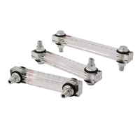 Jauge de niveau de réservoir d'eau en acrylique de qualité industrielle, tube en verre, indicateur d'huile pour réservoirs hydrauliques, fenêtre transparente