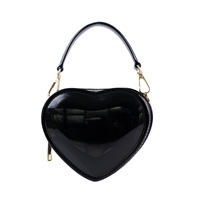 Sac en gelée en forme de cœur pour femmes, sac à main carré tendance, résistant à la saleté, facile à nettoyer, sac à main, vente en gros transfrontalière
