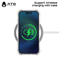 Coque magnétique personnalisée ATB pour iPhone 17 Pro Max coque de téléphone en TPU antichoc coque de téléphone portable à aimant puissant