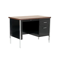 Bureau d'enseignant moderne pour école, bureau commercial, avec design modulaire, plateau en MDF et base en acier, à vendre