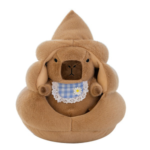 Peluche de Capibara <span class=keywords><strong>Kuso</strong></span> Baba, Muñeco de Peluche Súper Suave con Relleno de Algodón PP, 31cm-50cm, Muñeco Relajante para Niños - Product Image 5