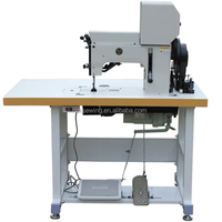 Máquina de coser industrial de sofá de cuero de puntada ornamental de cama plana resistente automática