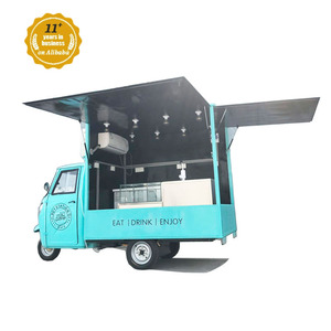 รถสามล้อไฟฟ้า <span class=keywords><strong>Piaggio</strong></span> Ape 50 ตุ๊กตุ๊ก รถขายอาหารเคลื่อนที่สแตนเลสแบบกำหนดเอง พร้อมระบบติดตาม GPS สำหรับขาย - Product Image 1