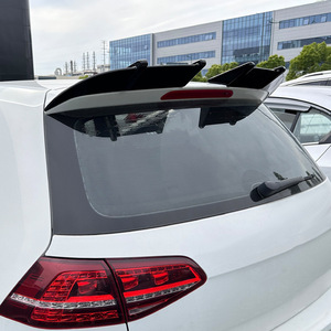 สปอยเลอร์หลัง Volkswagen Golf 7 Mk7 7.5 ทรง Ducktail สีดำ Piano Black ลายคาร์บอนไฟเบอร์ วัสดุ ABS ปี 2013-2019 - Product Image 1