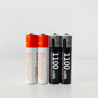 Fabricant d'origine de piles rechargeables au lithium-ion AAA USBC 1,5 V 1100 mWh avec PCB intelligent universel pour télécommandes