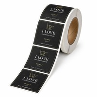 Étiquettes adhésives en rouleau personnalisées pour fabricants, impression de logo de marque privée, emballage personnalisé, couleur personnalisée, vinyle imperméable