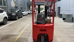 1.5t 1500kg küçük dönüş yarıçapı 3 tekerlekler dar koridor küçük boy mini tam elektrikli forklift fiyat