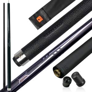 Stecca da Biliardo Meccanica Little Monster da 58 Pollici, Asta in Fibra di Carbonio Nera Tempesta, con Perno Uni-Loc 12.5mm 19oz - Product Image 1
