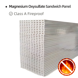 Durable Building Material Magnesium Oxysulfate Sandwich Panel Fast Installation for Construction Project Building Material
