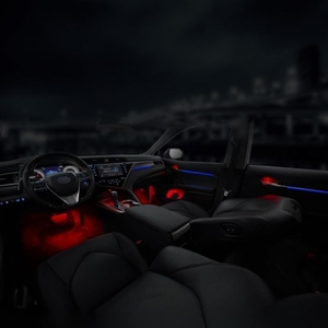 19 Sumber Cahaya Lampu Interior 64 Warna Diterangi Mobil Styling 12 W <span class=keywords><strong>LED</strong></span> Light untuk TOYOTA Camry 2021 - Product Image 2