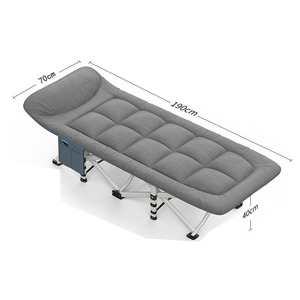 <b>Camping</b> Beds Outdoor Portable Foldable Bed Lounge Travel Fishing Office Garden Sleeping Lightweight Tent Cot Beds for Adults 101 - Product Image 1