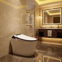 Euro CE approuvé Salle de bain Chaleur Siège S-trap P-trap Bidet Lavage Confortable Prévention des chocs électriques Toilette intelligente Intelligente