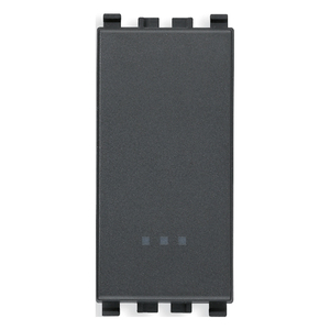 1P 16AX Grey Wall <b>Switch</b> 4.1x2.8x5.3cm For Indoor Use - Product Image 1
