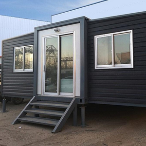 Maison conteneur modulaire mobile pliable, préfabriquée, compacte, extensible, en kit, sur roues - Product Image 2